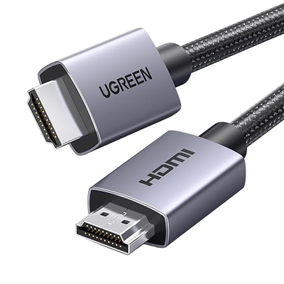Cable HDMI 2.0 de Nylon Trenzado | 3 metros | 4K@60Hz | ARC | Dolby ATMOS | Verdadero HD | DTS HD | HDR | Inversivo 3D | 3 modos de visualización | 3 Capas de Protección + 4 de Blindaje | Niquelado |