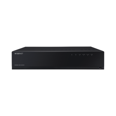 NVR de 12 Megapíxel sistema operativo Ubuntu Linux / Hasta 16 canales / 8TB Incluidos / 16 puertos PoE+ / H.265 &amp; WiseStream / E/S de alarma / Incluye 1 Licencia de 4 canales