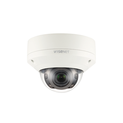 Cámara IP Tipo Domo Antivandálico 2MP / Lente Motorizado 2.8-12mm / IR 50M / WDR 150db / H.265 &amp; WiseStream II