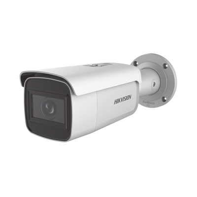 Bala IP 4 Megapixel / Lente Mot. 2.8 a 12 mm / 60 mts IR EXIR / Exterior IP67 / IK10 /  WDR 120 dB / PoE / ACUSENSE (Evita Falsas Alarmas) / Entrada y Salida de Audio y Alarmas / MicroSD / ONVIF / AC