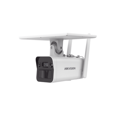 Kit Solar IP All in One / Doble Detección (Radar + PIR) / Bala IP 4 Megapixel / Lente 4 mm / Panel Solar / Batería de Respaldo de Litio 10Ah (Hasta 11 Días) / Conexión 4G / Audio de Dos Vías / Acceso