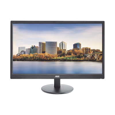 Monitor  LED de 24&quot;, Resolución 1920 x 1080 Pixeles con Entradas de Video VGA/HDMI. Panel MVA y Altavoces Integrados. Compatible VESA