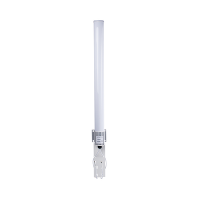 Antena Omnidireccional en 2.4 GHz, Rango de Frecuencias (2.3 - 2.5 GHz), Ganancia de 10 dBi, Doble Polaridad MIMO 2x2, Incluye Jumpers