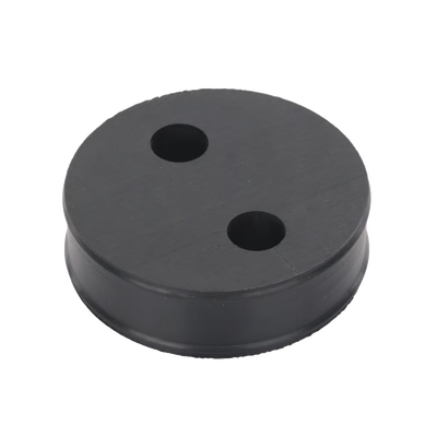 Inserto de Caucho de 4&quot; Con Dos Orificios para Cable de 1/2 in