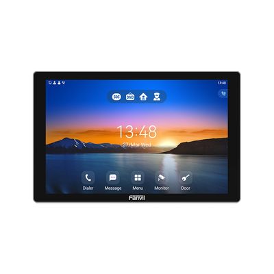 Monitor Audio/Video  IP/SIP para interior, Wi-Fi, pantalla táctil de 10.1&quot;, Apertura remota