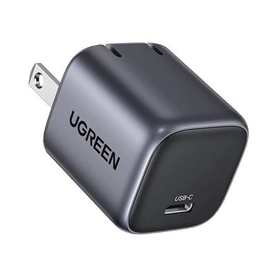 Cargador Mini de 30W serie Nexode | 1 USB-C de Carga Rápida | Tecnología GaN II | Power Delivery 3.0 | Quick Charge 4.0 | Carga Inteligente | Múltiple Protección | Mayor Eficiencia Energética | Tamañ