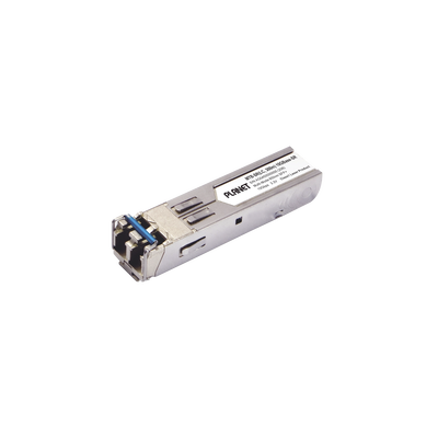 Transceptor Industrial, SFP de 10 G, Conector LC, Fibra Multimodo, Hasta 300 m, Soporta temperaturas de -40 a 85°C.