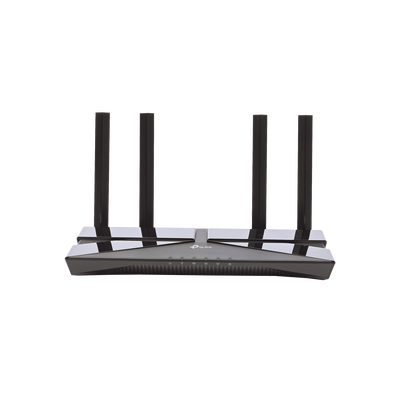 Router WiFi 6 AX 1500Mbps / MU-MIMO 2X2 y OFDMA / 1 Puerto WAN 10/100/1000 Mbps / 4 Puertos LAN 10/100/1000 Mbps / 4 Antenas Beamforming