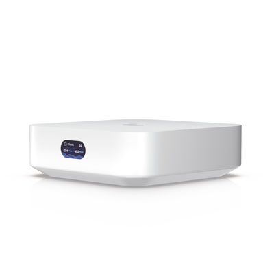 Router UniFi Ultra Express UX con WiFi 6, 1 puerto WAN GbE / 1 puerto GbE LAN. Administra hasta 4 dispositivos UniFi en modo  Gateway, o funciona como AP, hasta 50 clientes