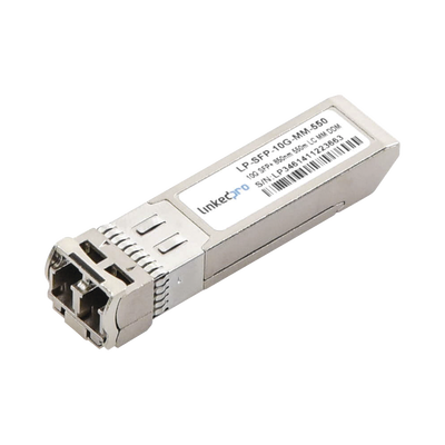 Transceptor Óptico SFP+ (Mini-Gbic) / Multimodo 850 nm / 10 Gbps / 10GBASE-SR / Conectores LC/UPC Dúplex / DDM / Hasta 550 m 