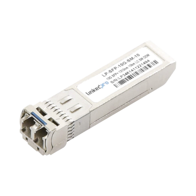 Transceptor Óptico SFP+ (Mini-Gbic) / Monomodo 1310 nm / 10 Gbps / 10GBASE-LR / Conectores LC/UPC Dúplex / DDM / Hasta 10 km