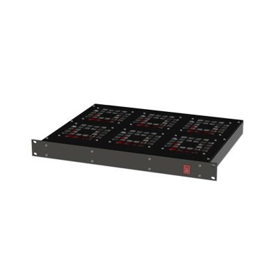 Ventilador para Rack 19&quot; con 6 Abanicos. Entrada: 110 Vca