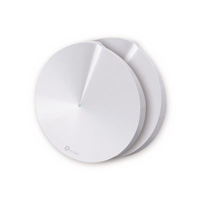 Kit 2 Routers Inalámbricos MESH Interior para Hogar / Doble Banda Wi-Fi 5 AC1300 Mbps / 2 Puerto Gigabit WAN/LAN / 4 Antenas Internas / Administración Mediante la App Deco (iOS, Android) / Protección