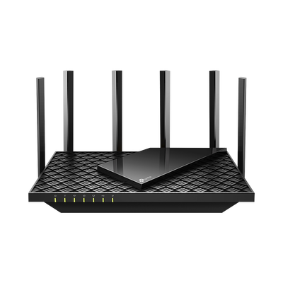 Router WiFi 6 Doble Banda / AX5400 MU-MIMO 4X4 y OFDMA / 1 puerto WAN 10/100/1000 Mbps / 4 puertos LAN 10/100/1000 Mbps / 1 puerto USB 3.0 /  6 potentes antenas / Administración App (Tether) o Página