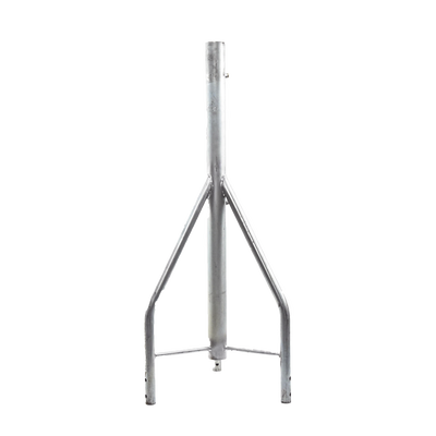 Tramo de Remate / Copete, tubo industrial 1 1/4&quot; con tubo central 2 3/8&quot;, galvanizado por electrólisis.