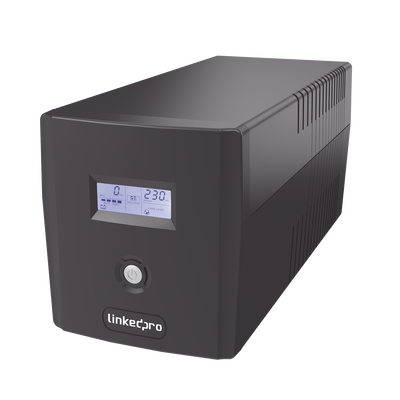 UPS 1200VA/720W Pantalla LCD / Línea Interactiva 120Vca / 6 tomas 5-15R (4 Respaldadas) / Regulación de Voltaje / Protección RJ45