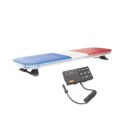 Barra de luces de 47&quot; rojo/azul, 88 LED, con control de tráfico en color rojo/azul, ideal para equipar unidades de seguridad pública