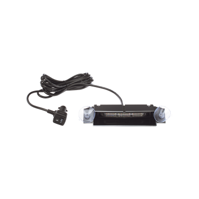 Luz Direccional de Visera, Dual color, Ámbar/Claro con enchufe para automóvil 