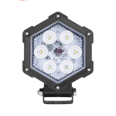 Luz de Trabajo Ultra brillante, 6 Led, 2200 Lumenes, 30 watts, 12-24 Vcc