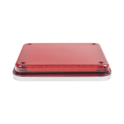 Luz de Advertencia de 9X7&quot;, Color Rojo, Ideal para Ambulancias