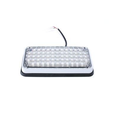 Luz de Advertencia de 7X3&quot;, Bicolor Rojo/Claro, Ideal para Ambulancias 