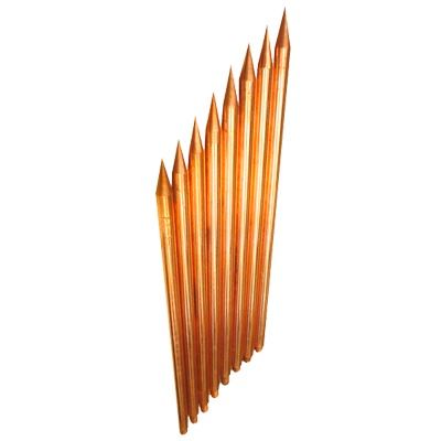 Varilla de Acero con Recubrimiento de Cobre Diámetro 1/2&quot; de 1 m de Largo (1 Pieza).