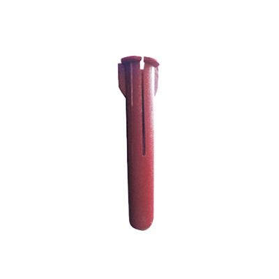 Taquete de 1/4  plástico paquete de 100 piezas para fijar objetos con tornillo en muros y techos de concreto o superficies sólidas, compatible con tornillo TH10X de 10 x 1 1/2&quot;  (1103-03100) 