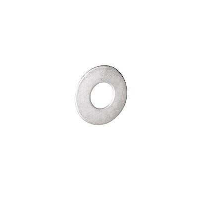 Arandela plana galvanizada de 1/4&quot;, acabado Electro Zinc