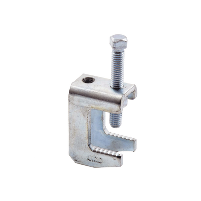 Mordaza Acero Fija barras de 1 1/4&quot;, para varilla roscada de 3/8.