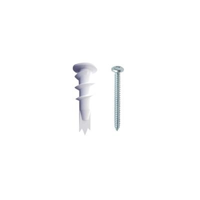 Kit de 10 taquetes autoperforables y 10 tornillos 10mm x 1 1/2&quot; (1301-05002)