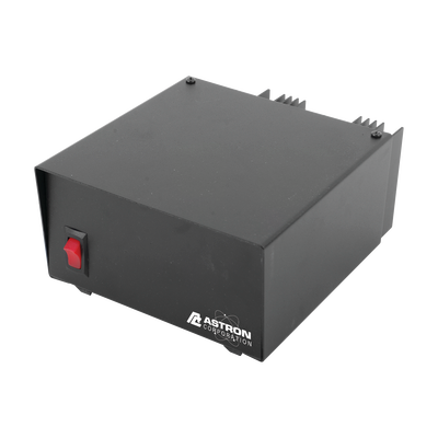 Fuente de poder Astron| Salidas 13.8Vcc, 20A | Lineal Regulada con Circuito Cargador de Baterías.