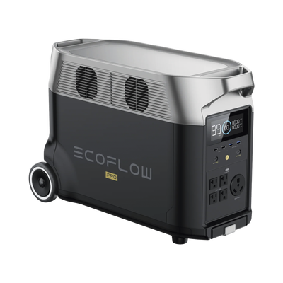 Estación de Energía Portátil DELTA PRO 3600Wh Litio LFP / 5 AC 3600W (7200W Pico) / 2 USB-C 200W / Capacidad para Aumentar Respaldo / Cargador de Coche 10A a 12.6V / Conectividad WiFi y Bluetooth (Ap