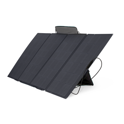 Módulo Solar Portátil y Flexible de 400W Recomendado para Estaciones Portátiles EFD330, EFD350 ó EFD500 / Ajuste de Ángulo / Carga Eficiente / Incluye Cable XT60 a MC4