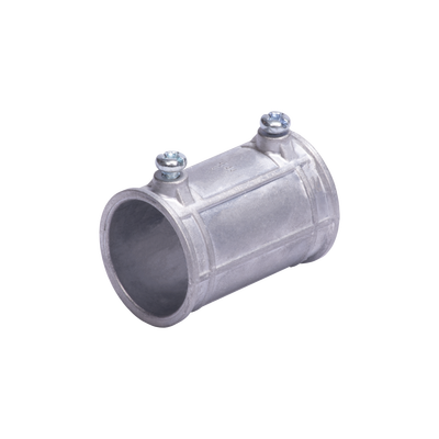 Cople 3/4&quot; (19mm) Pared Delgada Con Tornillo (Tipo Americano) Galvanizado, Etiqueta Verde. 