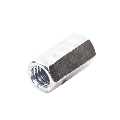 Cople hexagonal roscado cuerda máquina galvanizado d 9.5 mm (3/8&quot;)