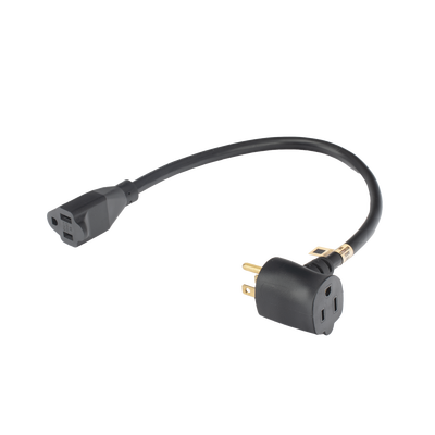 Extensión Eléctrica para Uso Rudo para Uso en &quot;T&quot; / Conexión NEMA 5-15 / 30 cm / 1800 W