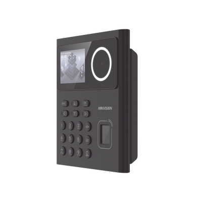 Terminal Min Moe WiFi con Batería de Respaldo / Administrable por Smartphone o Nube /  Acceso y Asistencia /  Huella, Facial y Tarjetas MIFARE /  500 rostros y 1,000 Huellas y Tarjetas / Detección de