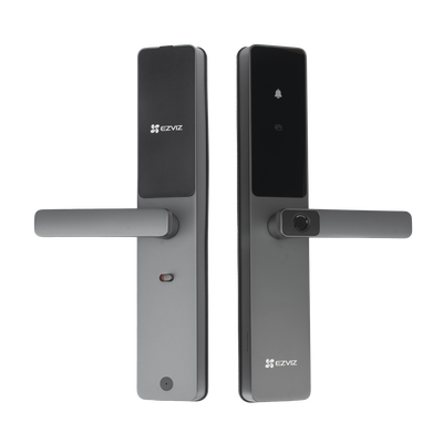 Cerradura Inteligente / Cerrojo Tipo Americano / Wi-Fi / Bluetooth  /  Códigos Temporales Para Visitantes / Lectura de Huella / Lectura de Tag / Contraseña /  Botón para Timbrar / Apertura remota /  