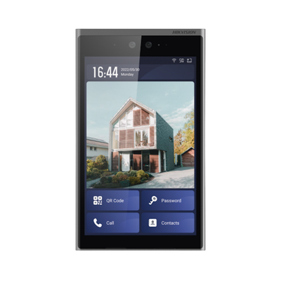 Frente de Calle IP 2 Megapixel (1080p) / Multiapartamento / Pantalla 10.1&quot; Touch Screen / Reconocimiento Facial / Android / IP65 / IK07 / Soporta Modulo de Botones y Huella (por Separado)