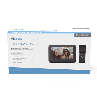 Kit de Videoportero Analógico con Pantalla LCD a Color de 7&quot; / Frente de Calle para Exterior IP65 / Salida de Relevador 