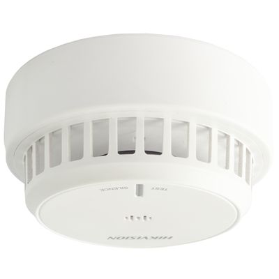 (HikFire) Detector de Humo Óptico Hikvision / Tecnología Avanzada de Detección de Incendios / Alarma Temprana y Fiabilidad Certificada