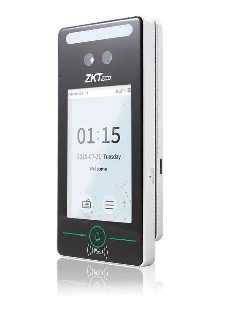 CONTROL DE ASISTENCIA Y ACCESO CON RECONOCIMIENTO FACIAL, PALMA Y TARJETAS SPEEDFACE V4L [TA] ZKTECO ASISTENCIA AVANZADO Y ACCESO BÁSICO Y WIFI 2.4GHZ PANTALLA 5 PULGADAS CAPACIDAD 800 ROSTROS / 800 P