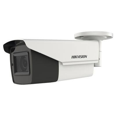 Bala TURBOHD 4K (8 Megapixeles) / Lente Mot. 2.7 a 13.5 mm / IR EXIR Inteligente 80 mts / Exterior IP67 / Soporta 12 Vcc &amp; 24 VCA / dWDR