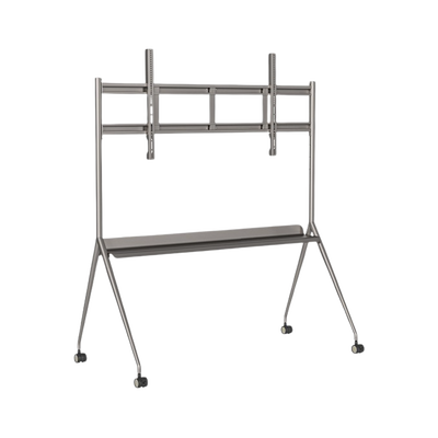 Montaje de Piso Móvil para Pantallas de 75 y 86&quot; / Compatible con VESA / Incluye Soporte para Pantalla