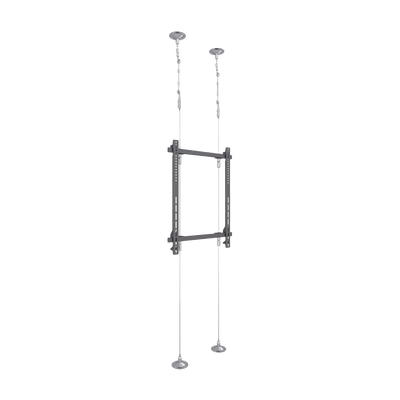 Montaje Cableado de Acero| Suelo a Techo| Capacidad Máx. de Carga 30kg| Para Pantallas de 32&quot; ~ 75&quot;| VESA 400 x 600