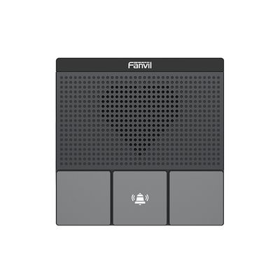 Mini Intercomunicador Wi-Fi para hotelería, hospitales, con diseño elegante, PoE, 3 botones, 1 relevador integrado de salida y entrada.