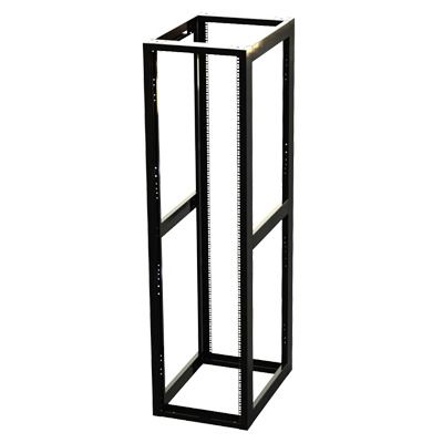 Rack Estándar 19&quot; de 4 Postes, Acero, 45 Unidades, Profundidad Ajustable.