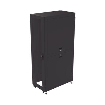 Gabinete para Telecomunicaciones Rack Estándar de 19&quot;, 42UR, 600 mm Ancho x 1000 mm Profundidad. Fabricado en Acero, Se envía el Gabinete Armado.