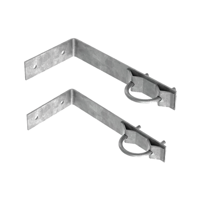 Juego de 2 Herrajes de Pared para Sujeción de Mástil (1-1/4&quot; a 2&quot;)