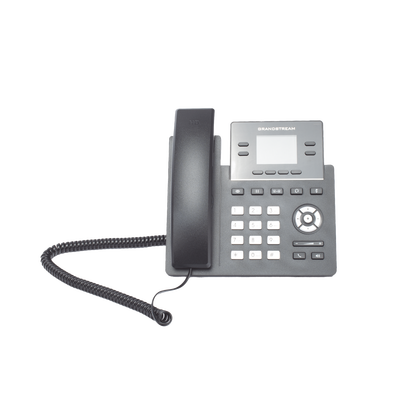 Teléfono IP Grado Operador, 4 líneas SIP con 2 cuentas, puertos Gigabit PoE, pantalla a color 2.4&quot;, codec Opus, IPV4/IPV6 con gestión en la nube GDMS